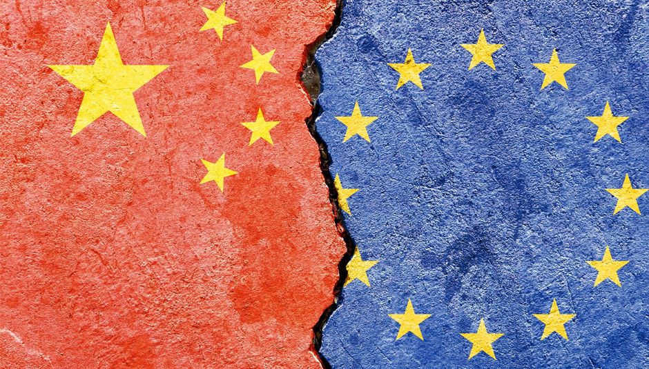 China and Europe Image
